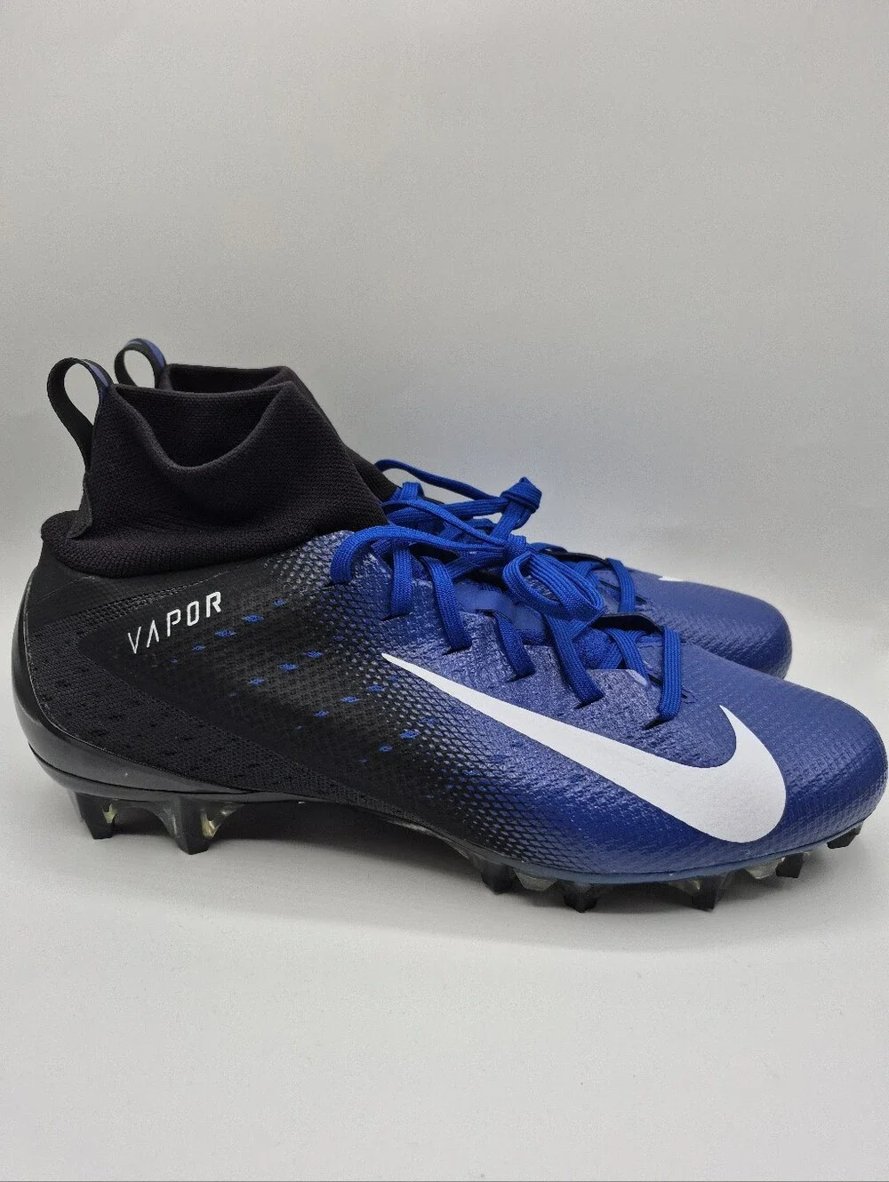 New Nike Vapor Untouchable Pro 3 Football Cleats Men's Size 12.5 Blue Black